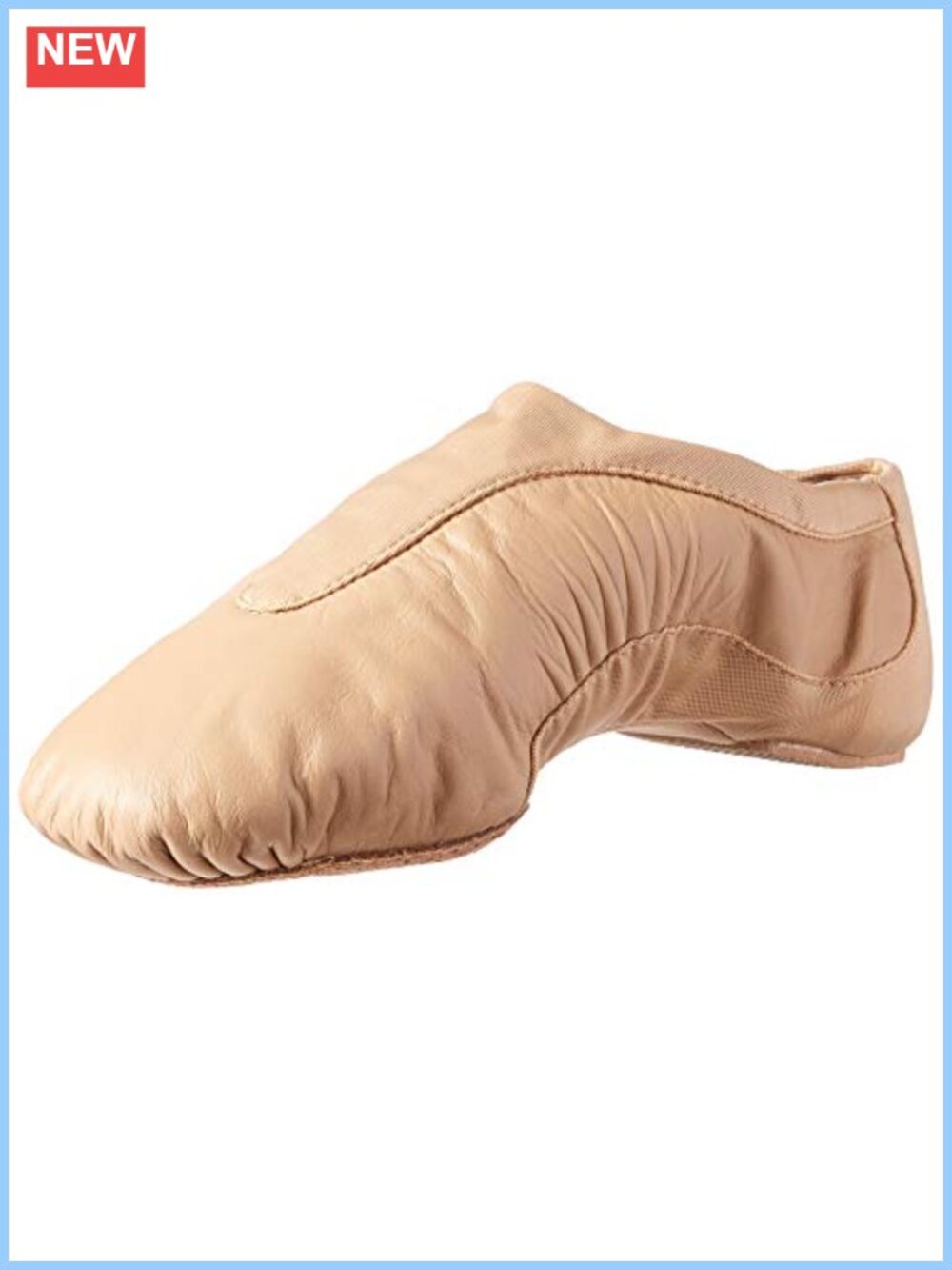 Bloch Pulse Womens Dance Shoes Leather Split Sole Low Profile Heel Ballet Flat